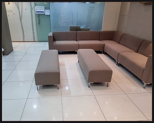 대기 공간 라운지 모듈 소파